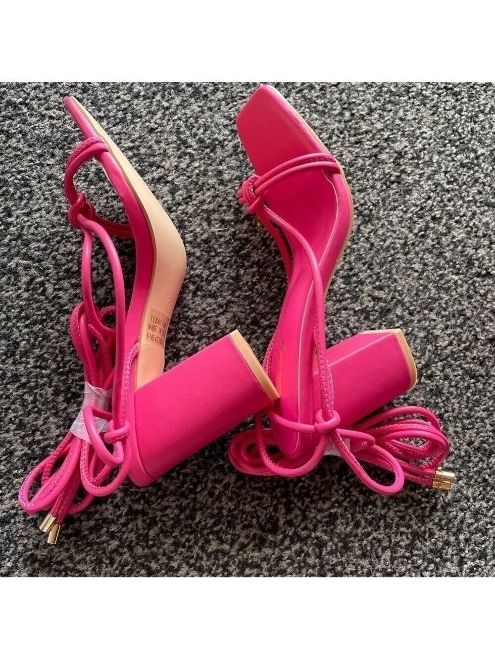 Elisabeth Tang Strappy Sandals Pink Size 7